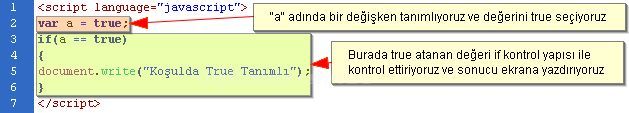 Değişken Tanımlamaları, Operat&ouml;rler
