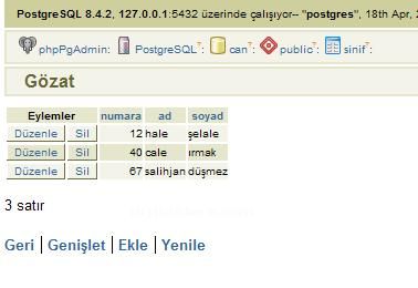 PostgreSQLde LIKE Kullanımı