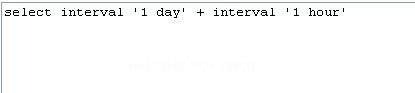 Postgressql Veri Tabanında Date-time Fonksiyonlarıdatetime Operators
