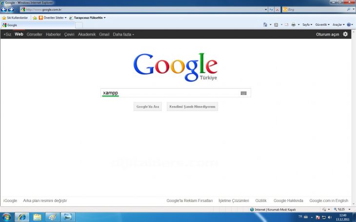 XAMPP KURULUMU