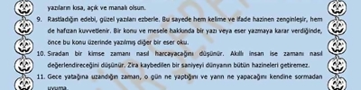 Metin Düzenleme Örneği