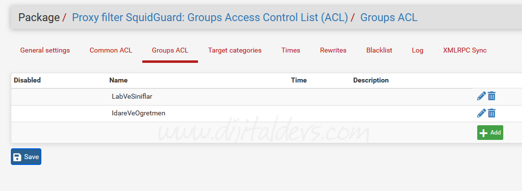 Squid Guard İle İp Gruplarına Göre URL Yasaklama