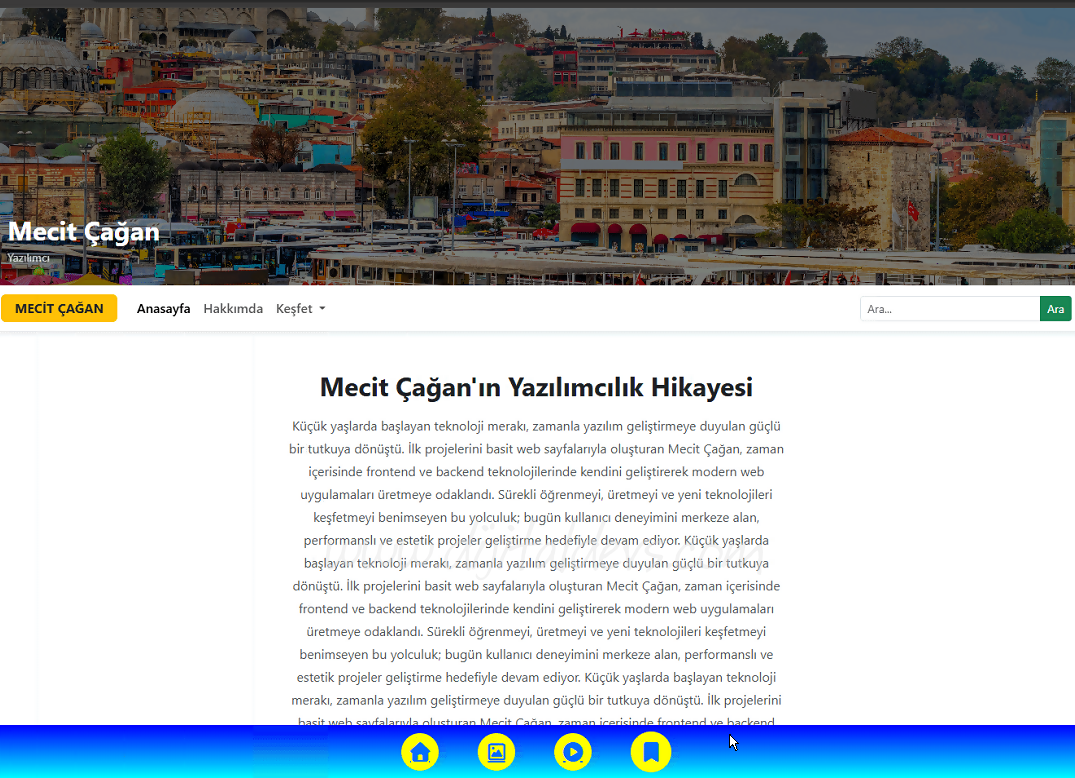 Bootstrap 4 Navbar Menü Örnekleri